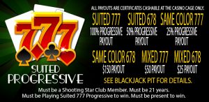 Suited 777 Progressive promotion