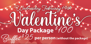 PWC 2024 Valentine's Day Package for $100