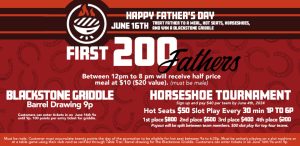 Father's Day Promotion at Prairie Wind Casino