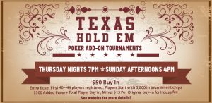 Texas Hold Em at Prairie Wind Casino